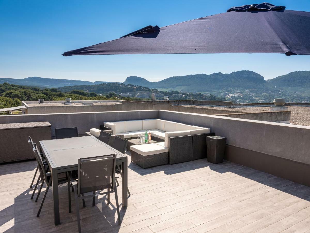 Le Vallat Vue Mer Cassis Terrasse Privative Spa Jacuzzi Barbecue Calanques 外观 照片